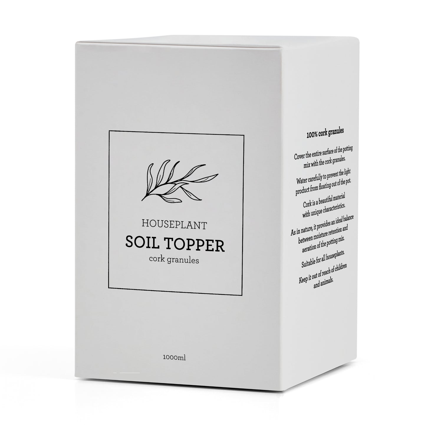 Generosa Soil Topper Natural Mulch - Eco-Friendly Mulch for Healthy Soil & Plants 1000ml