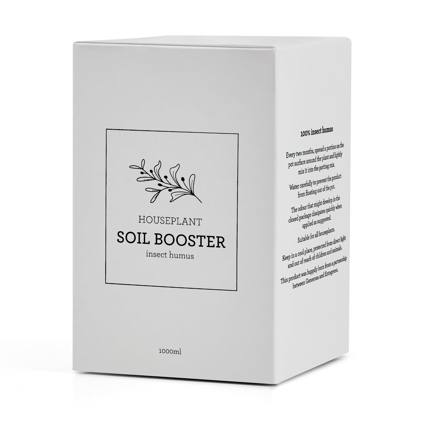 Generosa Soil Booster Organic Fertilizer - Natural Soil Enhancer for Healthy Plants | 1000ml Insect Humus