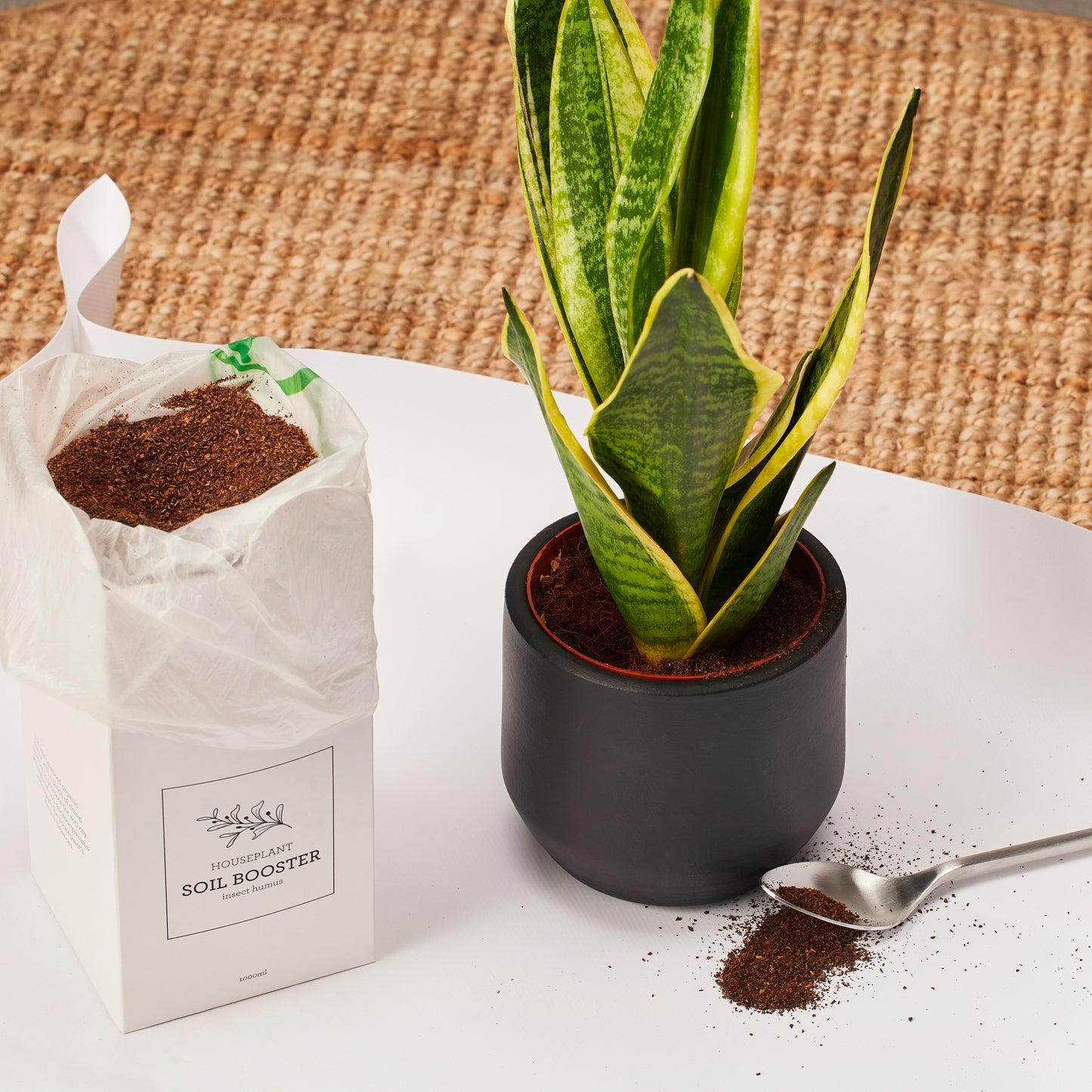 Generosa Soil Booster Organic Fertilizer - Natural Soil Enhancer for Healthy Plants | 1000ml Insect Humus