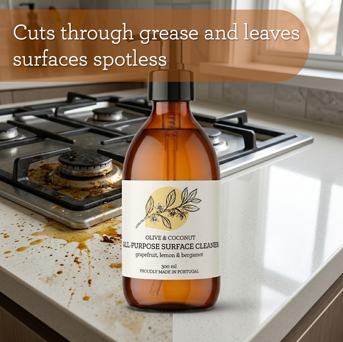 Generosa Natural All-Purpose Surface Cleaner – Grapefruit, Lemon & Bergamot – 300 ml Concentrate