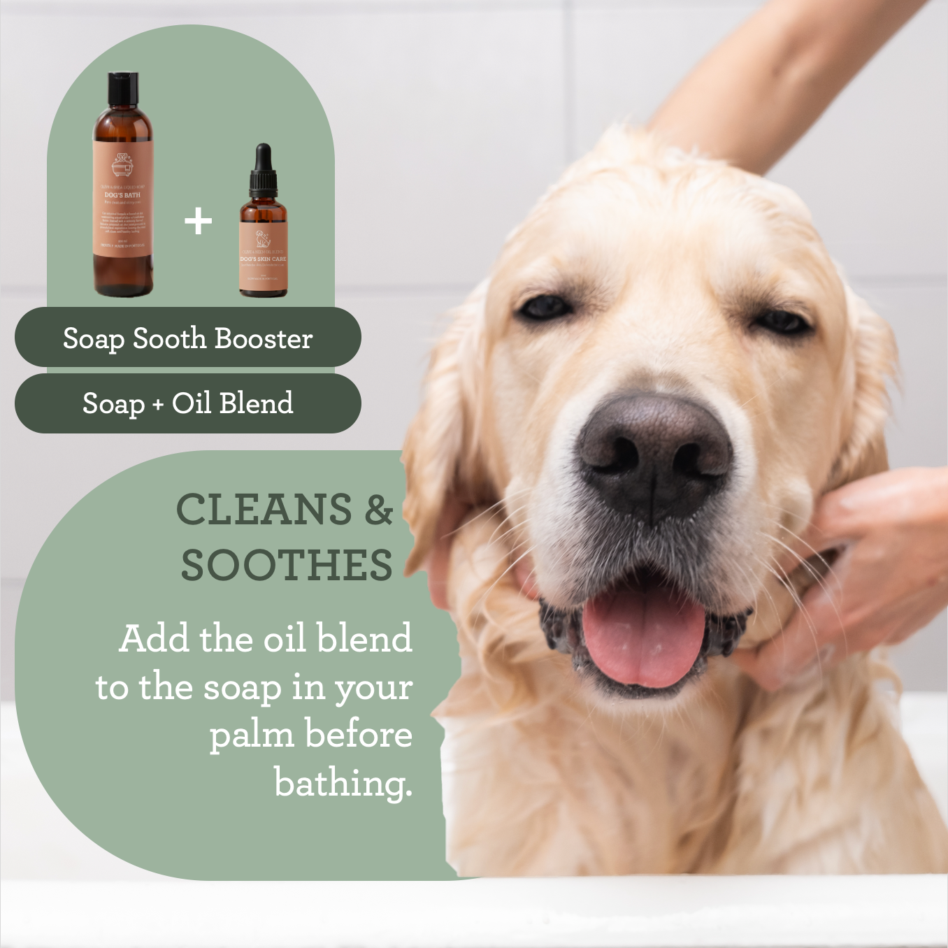 Generosa Dog’s Skin Care – Olive & Neem Oil Blend 50 ml | Soothes the skin. Defends the coat